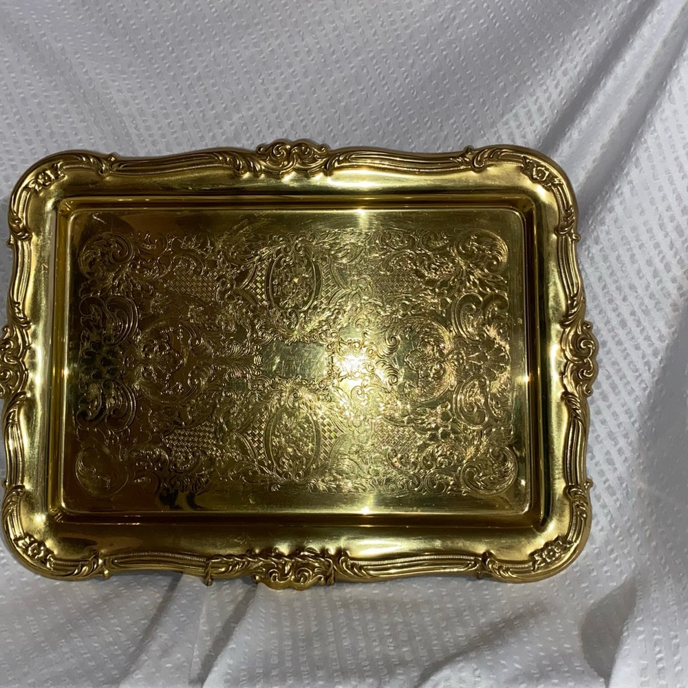 Vintage Copper Craft Brassware Tray